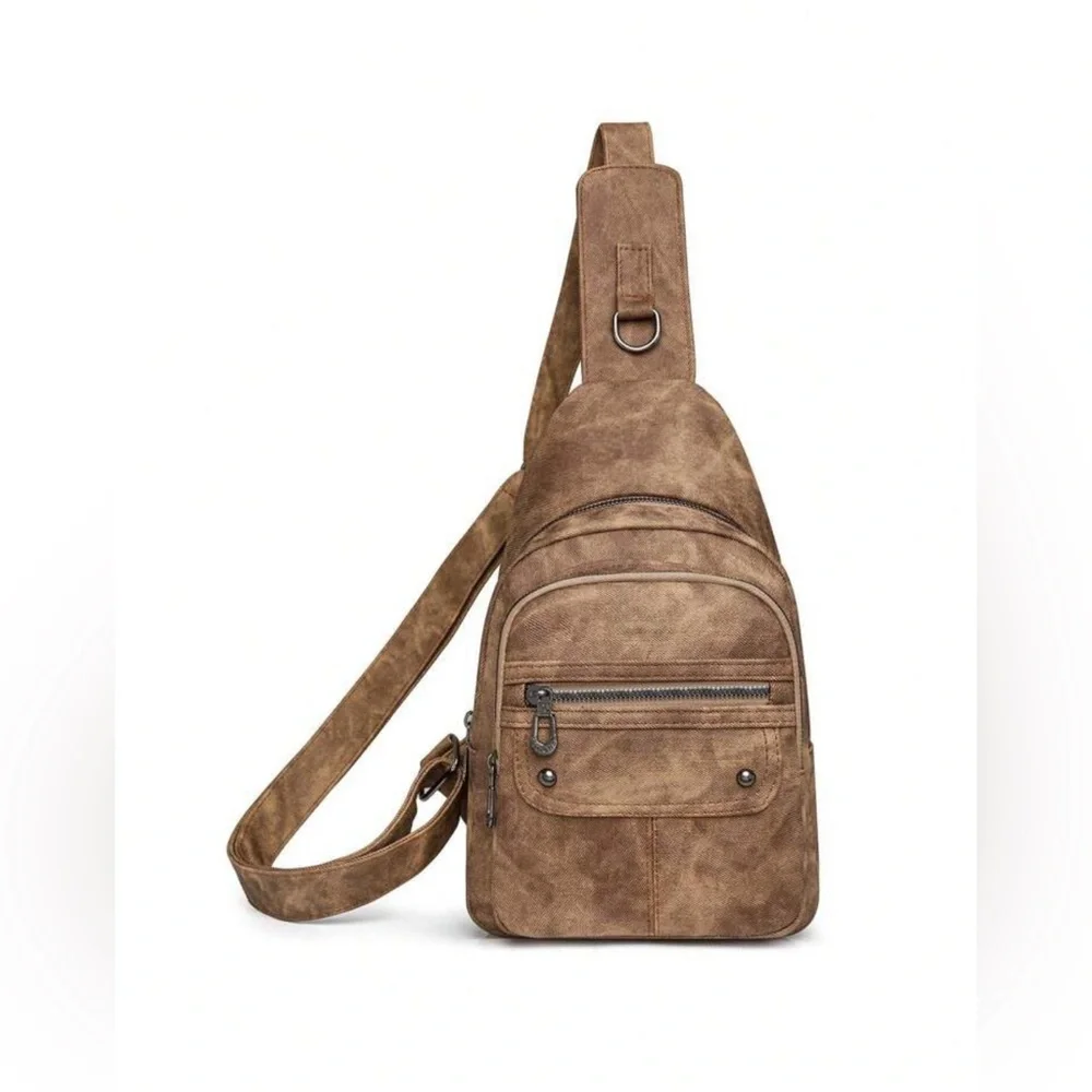 New Crossbody Bag, Chest Bag, Backpack - Picture 3 of 7